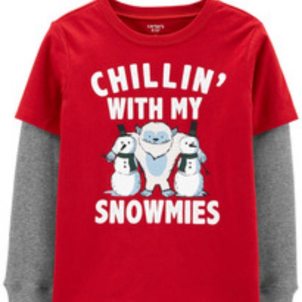 Carter's Red Yeti Tee - Size: 4